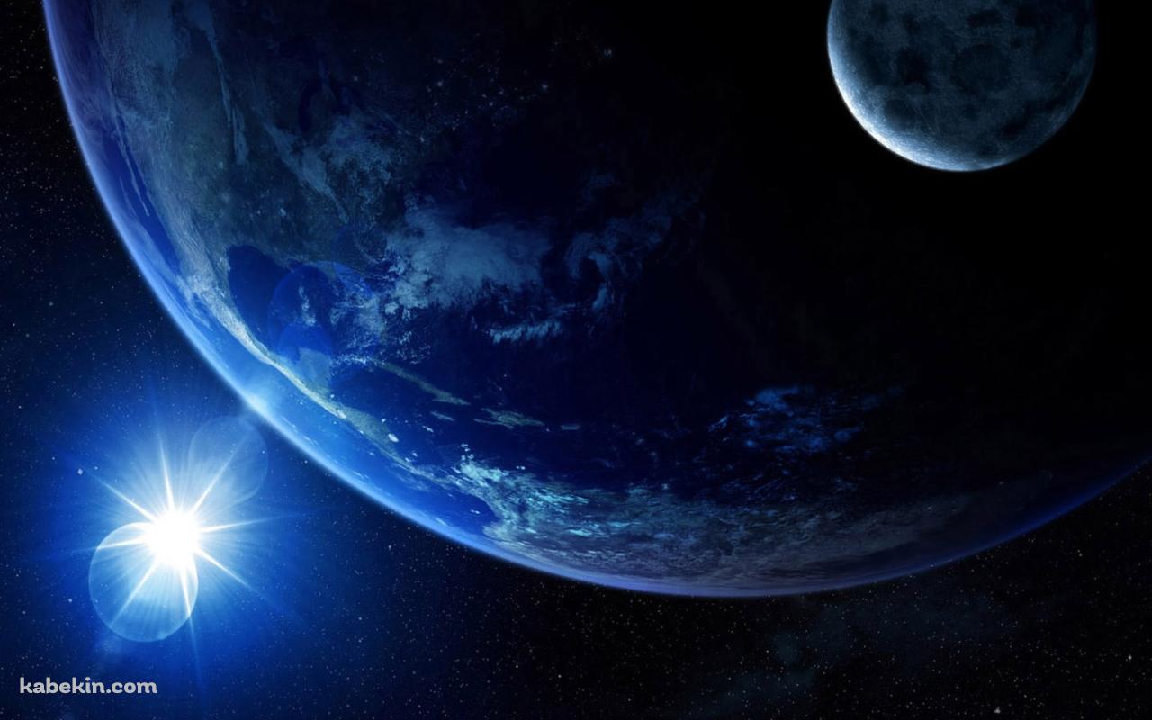 地球 大宇宙の壁紙(1280px x 800px) 高画質 PC・デスクトップ用