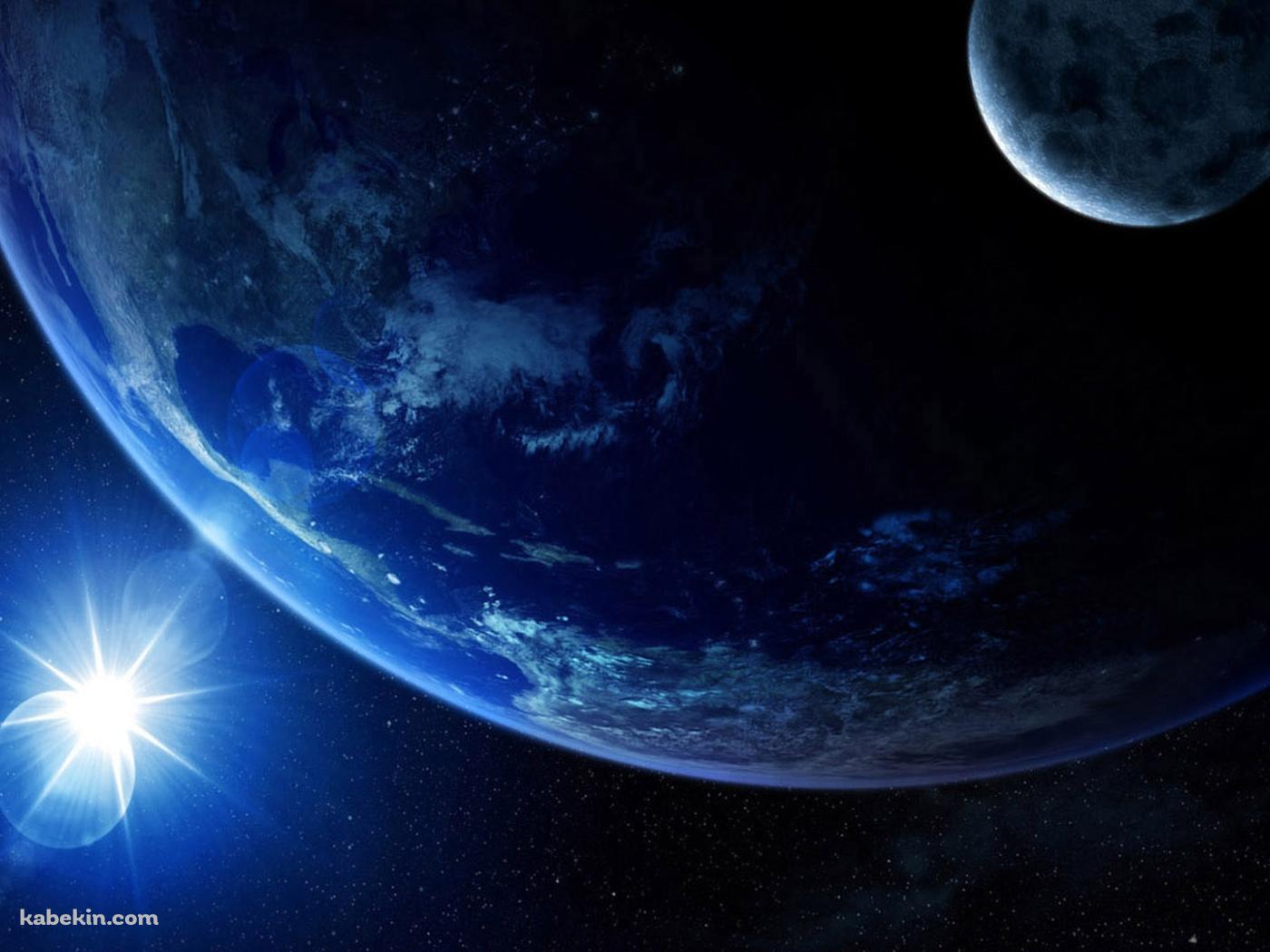 地球 大宇宙の壁紙(1400px x 1050px) 高画質 PC・デスクトップ用