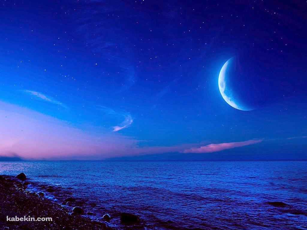 海 砂浜 惑星の壁紙(1024px x 768px) 高画質 PC・デスクトップ用