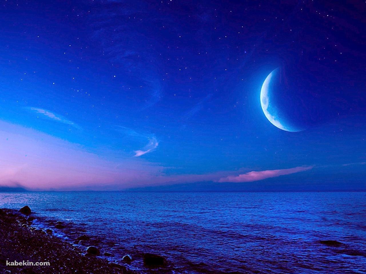 海 砂浜 惑星の壁紙(1280px x 960px) 高画質 PC・デスクトップ用