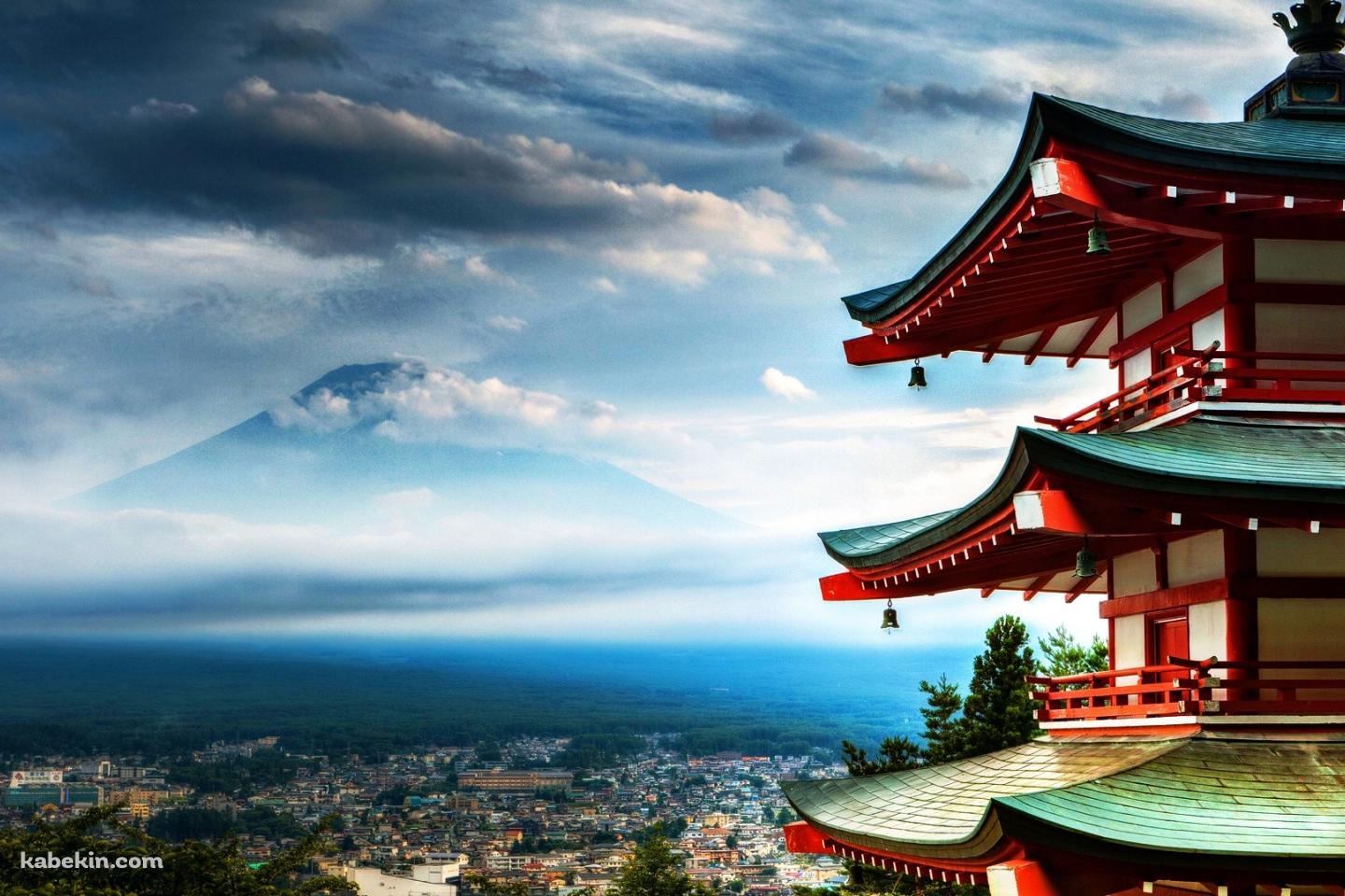 富士山が見える風景の壁紙(1440px x 960px) 高画質 PC・デスクトップ用
