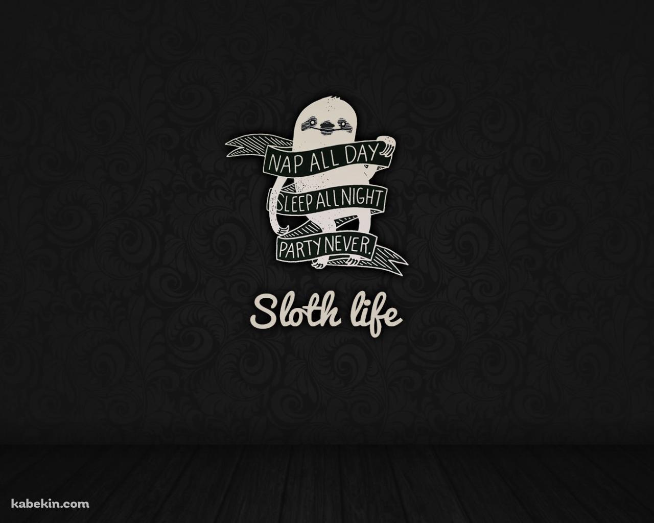Sloth life ナマケモノの壁紙(1280px x 1024px) 高画質 PC・デスクトップ用