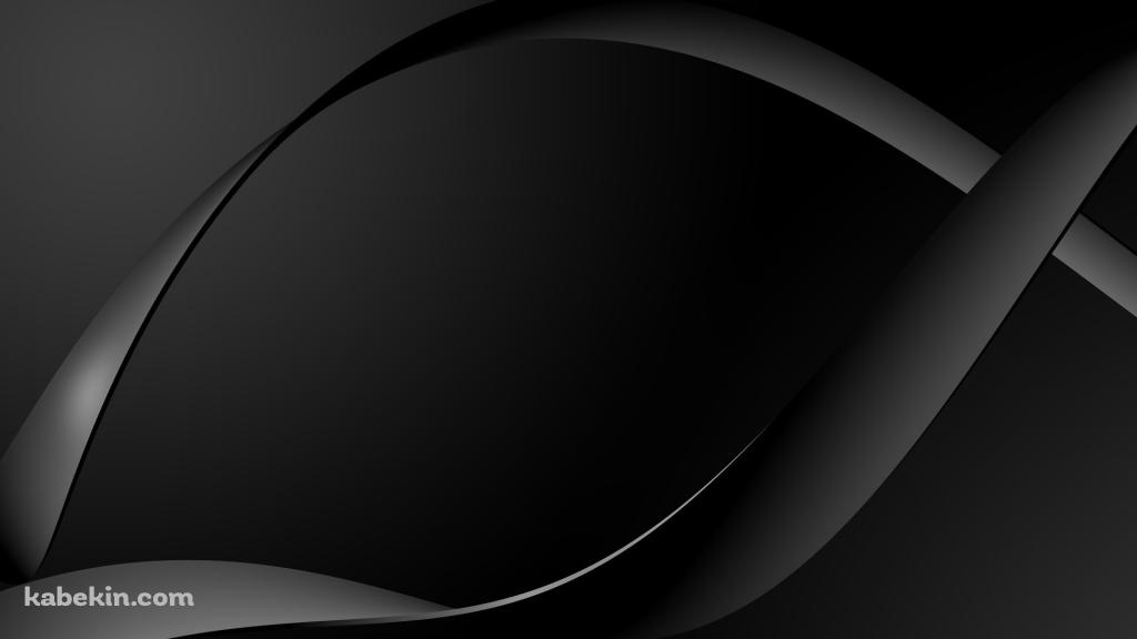 黒のウェーブの壁紙(1024px x 576px) 高画質 PC・デスクトップ用