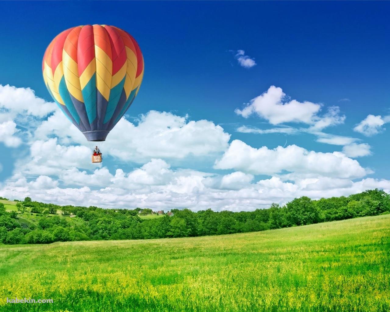 空飛ぶ気球の壁紙(1280px x 1024px) 高画質 PC・デスクトップ用