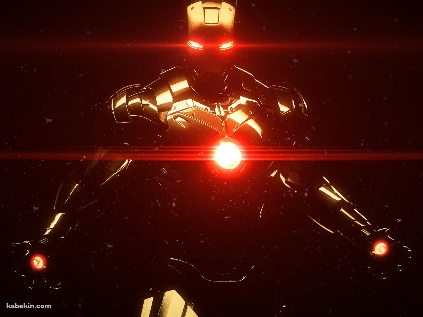 光るアイアンマンの壁紙(1440px x 1080px) 高画質 PC・デスクトップ用