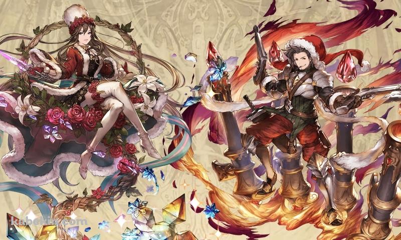 グラブル クリスマス ラカム ロゼッタの壁紙(800px x 480px) 高画質 PC・デスクトップ用