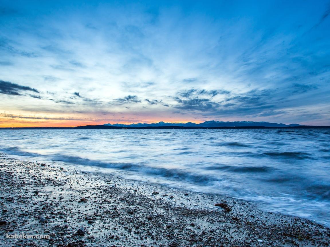 青い潮騒の壁紙(1152px x 864px) 高画質 PC・デスクトップ用