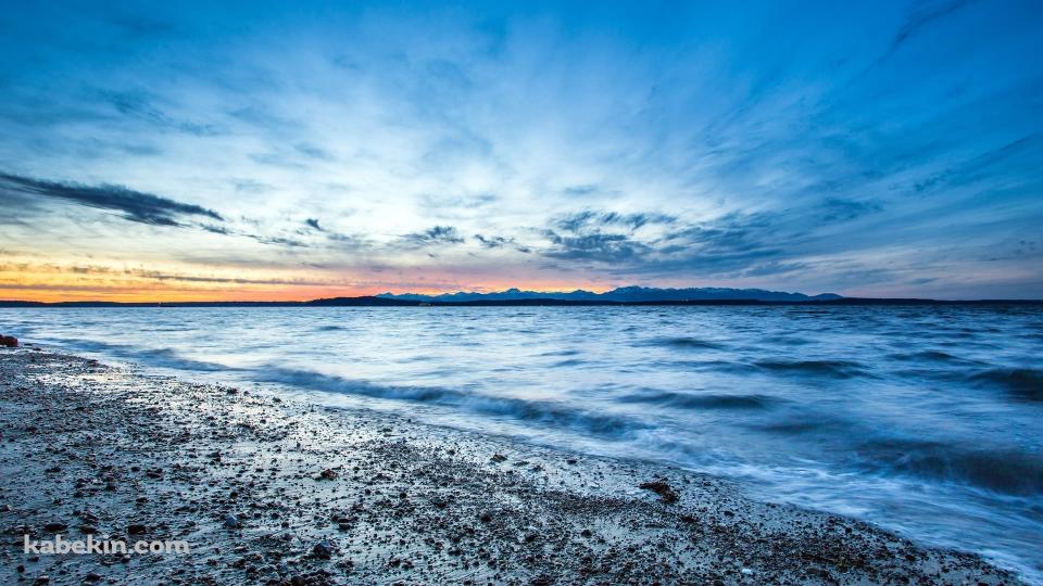 青い潮騒の壁紙(960px x 540px) 高画質 PC・デスクトップ用