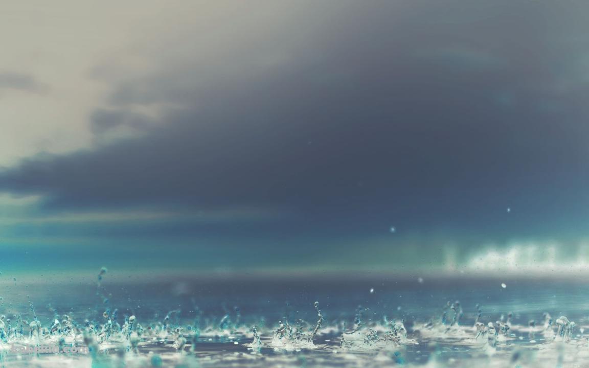 鉄砲雨の壁紙(1152px x 720px) 高画質 PC・デスクトップ用