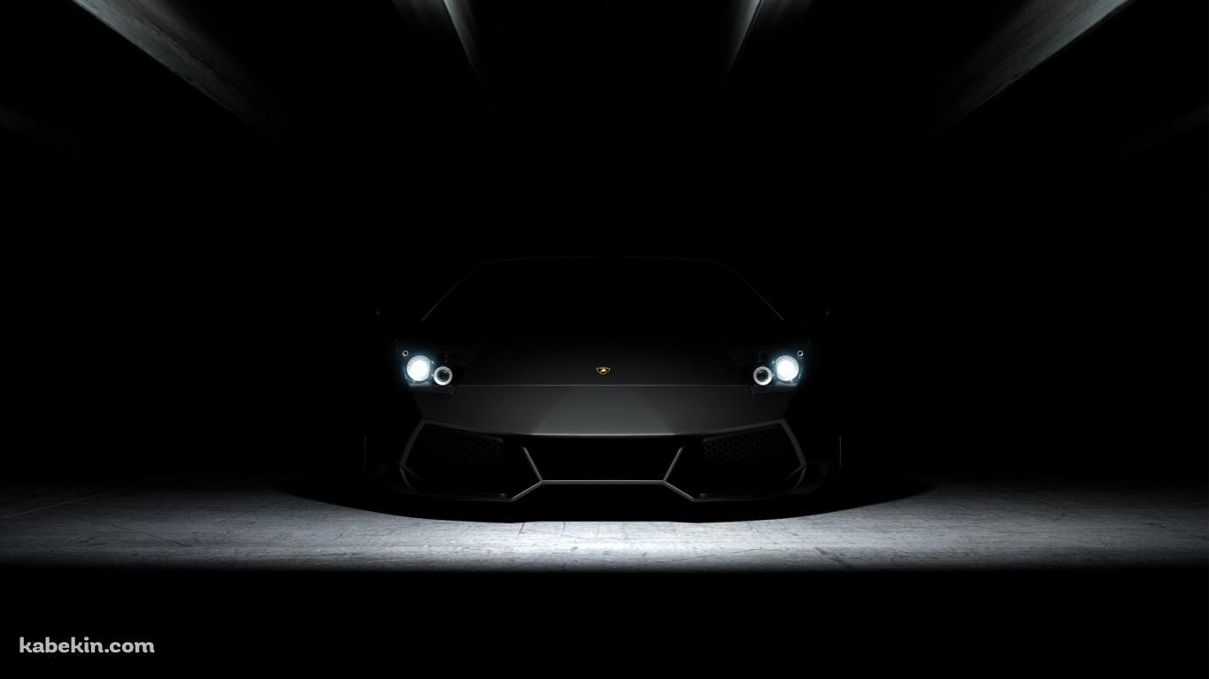 Black lamborghiniの壁紙(1366px x 768px) 高画質 PC・デスクトップ用