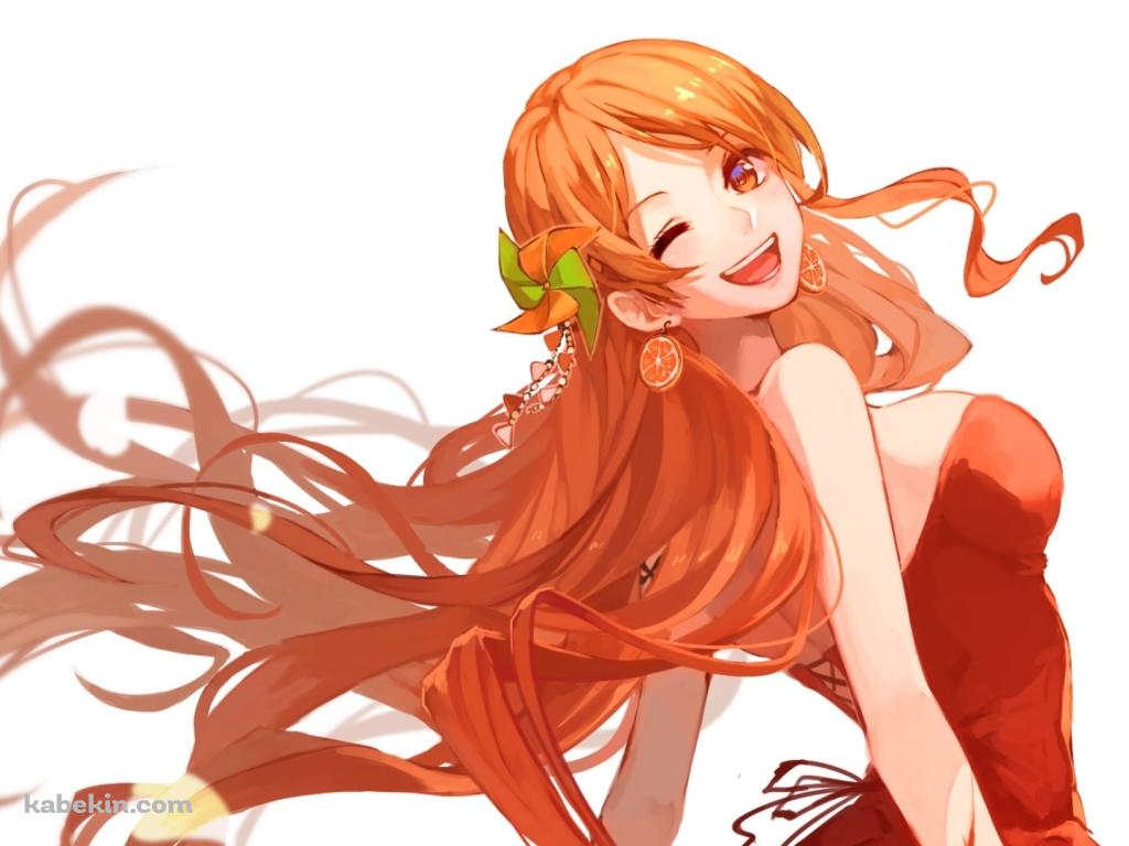 ワンピース かわいいナミの壁紙(1024px x 768px) 高画質 PC・デスクトップ用