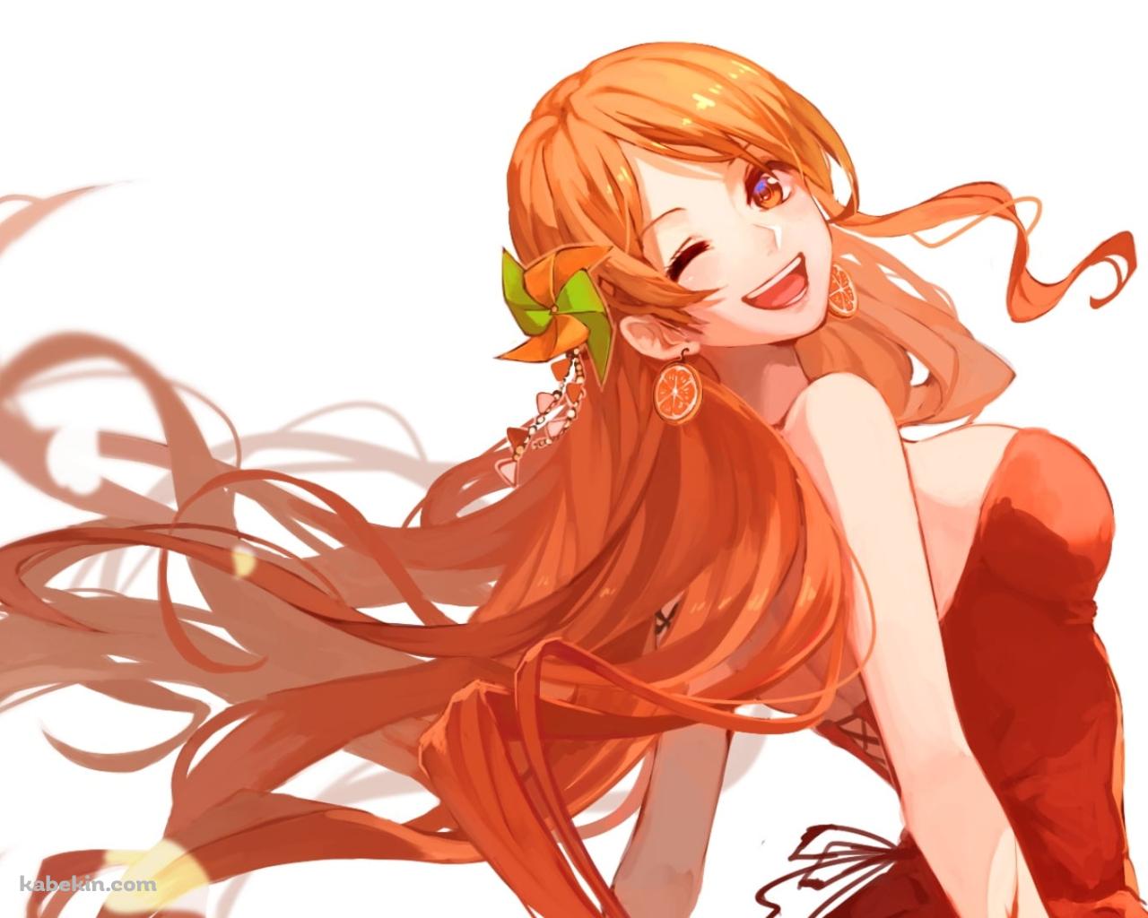 ワンピース かわいいナミの壁紙(1280px x 1024px) 高画質 PC・デスクトップ用