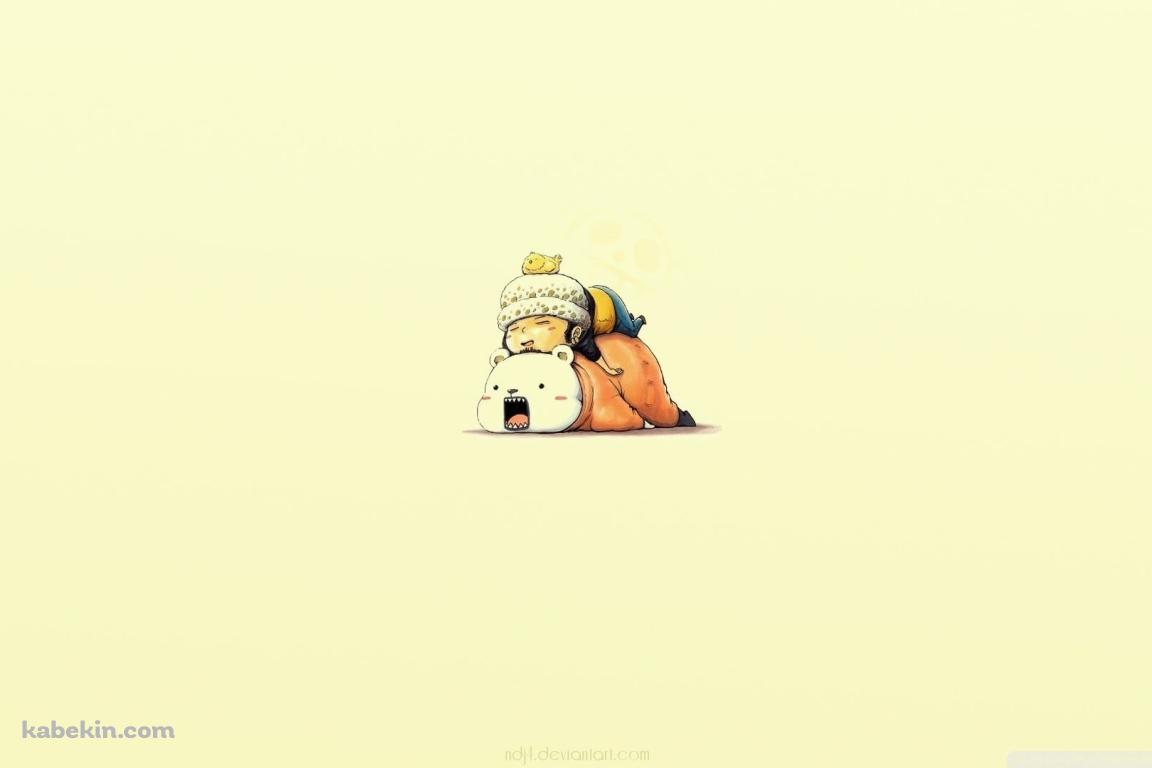ワンピース トラファルガー・ロー ベポ / ONE PIECEの壁紙(1152px x 768px) 高画質 PC・デスクトップ用