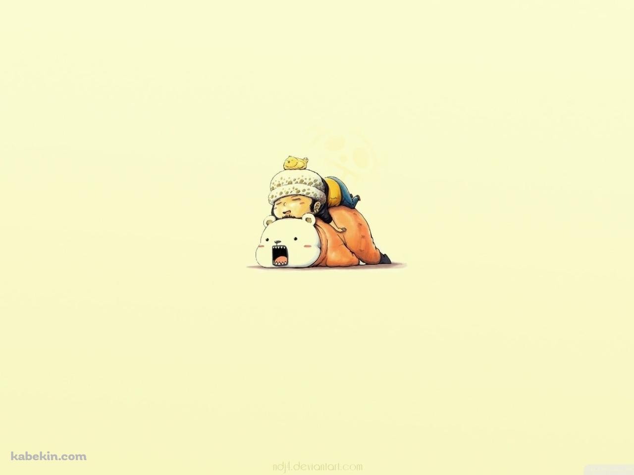 ワンピース トラファルガー・ロー ベポ / ONE PIECEの壁紙(1280px x 960px) 高画質 PC・デスクトップ用