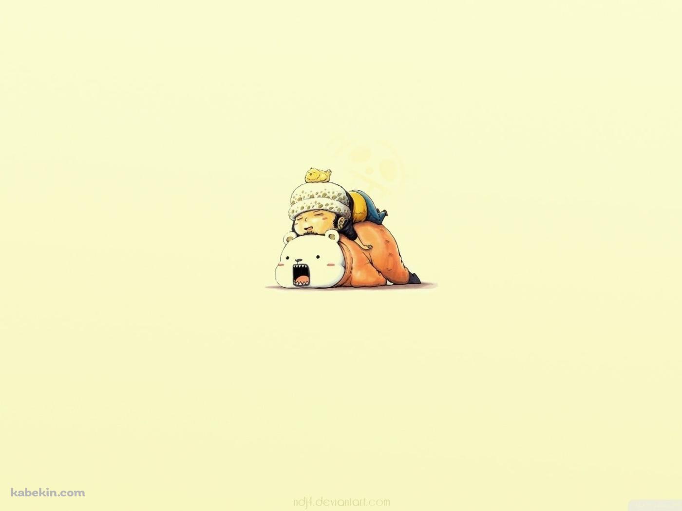 ワンピース トラファルガー・ロー ベポ / ONE PIECEの壁紙(1400px x 1050px) 高画質 PC・デスクトップ用