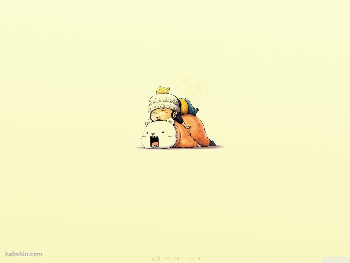 ワンピース トラファルガー・ロー ベポ / ONE PIECEの壁紙(1440px x 1080px) 高画質 PC・デスクトップ用