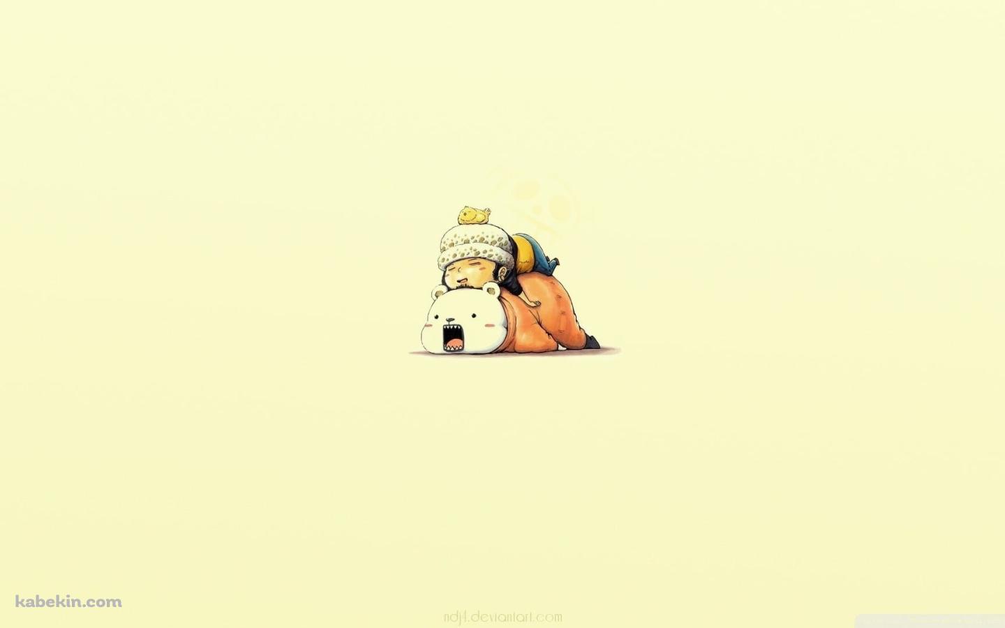 ワンピース トラファルガー・ロー ベポ / ONE PIECEの壁紙(1440px x 900px) 高画質 PC・デスクトップ用
