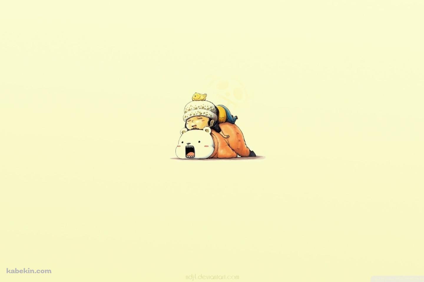 ワンピース トラファルガー・ロー ベポ / ONE PIECEの壁紙(1440px x 960px) 高画質 PC・デスクトップ用