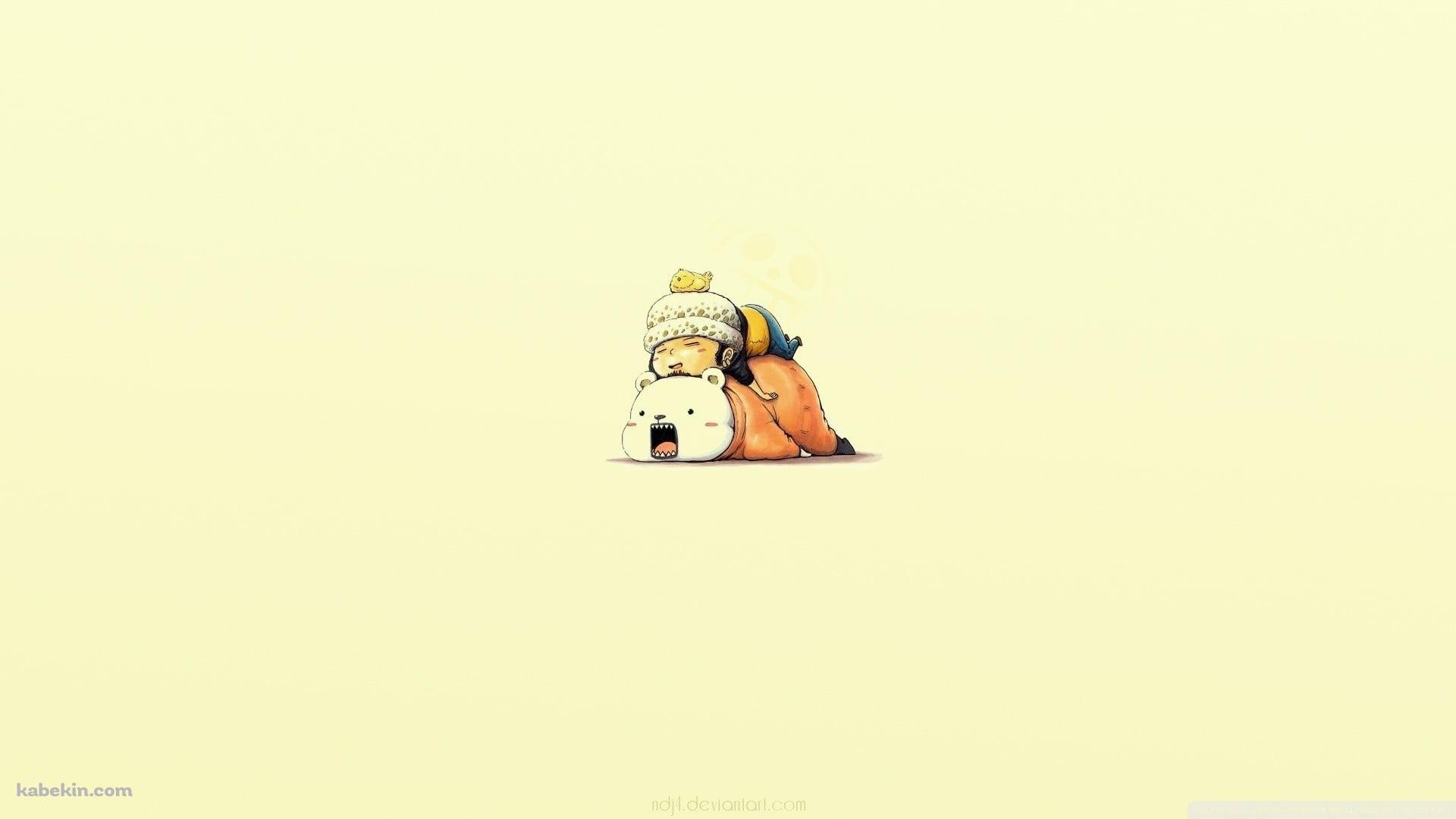 ワンピース トラファルガー・ロー ベポ / ONE PIECEの壁紙(1920px x 1080px) 高画質 PC・デスクトップ用
