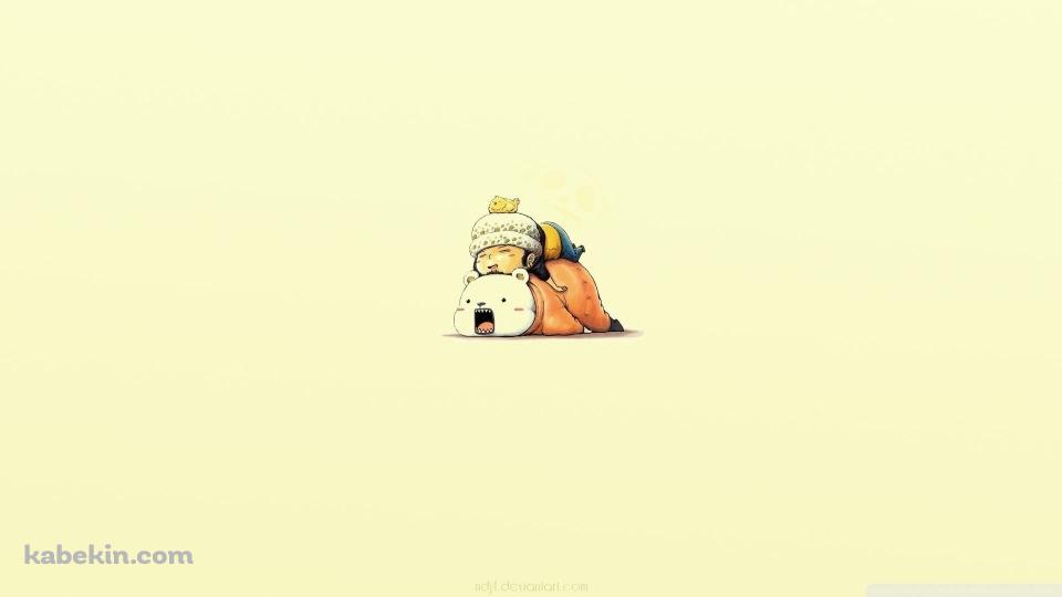 ワンピース トラファルガー・ロー ベポ / ONE PIECEの壁紙(960px x 540px) 高画質 PC・デスクトップ用