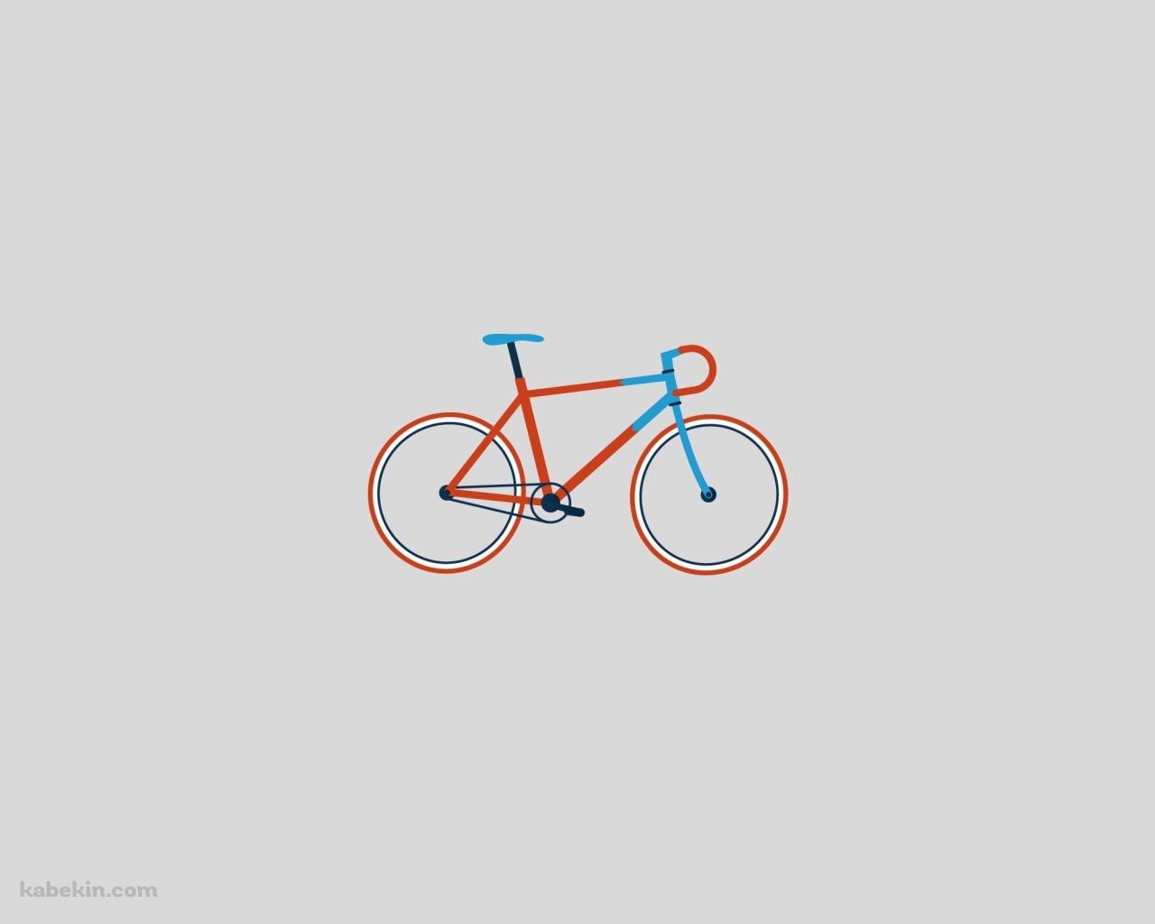 オレンジの自転車の壁紙(1280px x 1024px) 高画質 PC・デスクトップ用