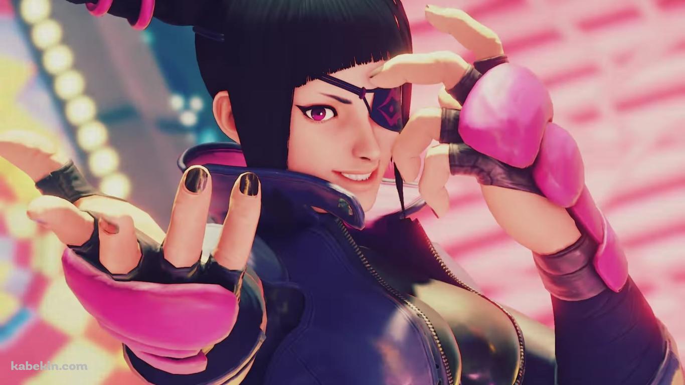 スト5 ジュリ SFV JURIの壁紙(1366px x 768px) 高画質 PC・デスクトップ用