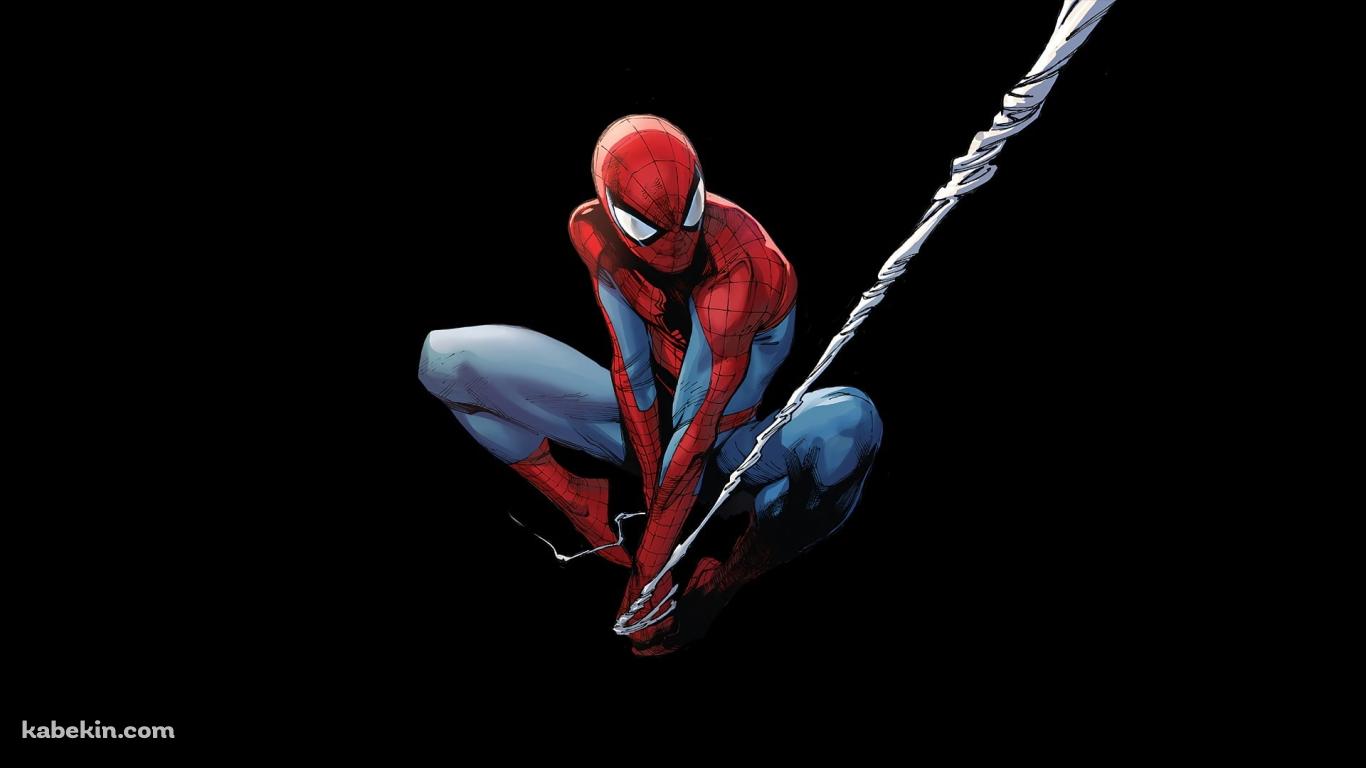 スパイダーマン アメコミ イラストの壁紙(1366px x 768px) 高画質 PC・デスクトップ用