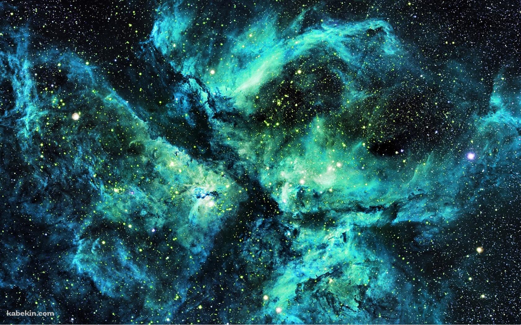 緑の宇宙 星座の壁紙(1680px x 1050px) 高画質 PC・デスクトップ用