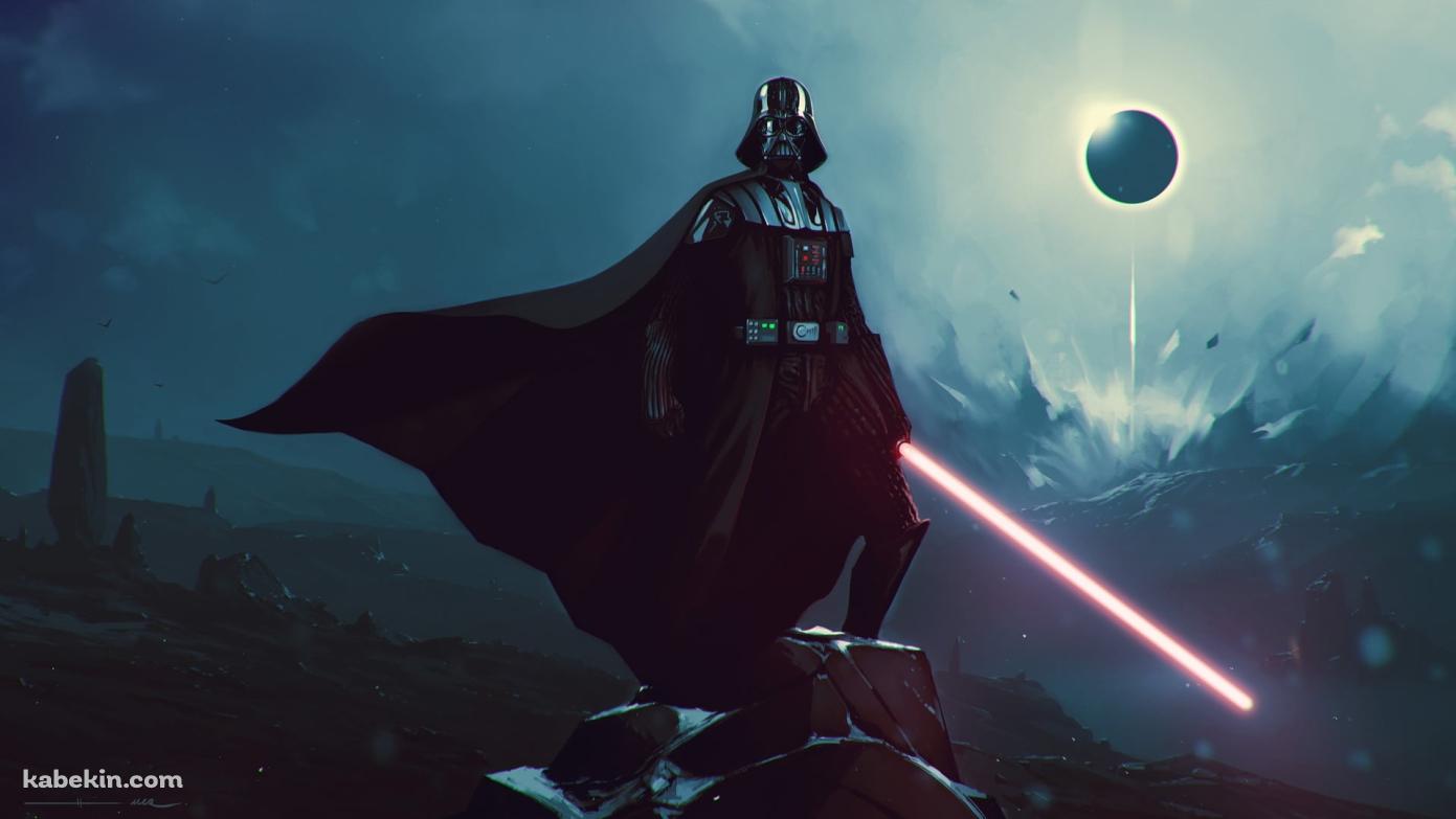 スターウォーズ ダースベイダー ライトセイバーの壁紙(1391px x 783px) 高画質 PC・デスクトップ用