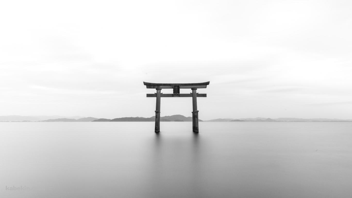 白鬚神社 滋賀の壁紙(1366px x 768px) 高画質 PC・デスクトップ用