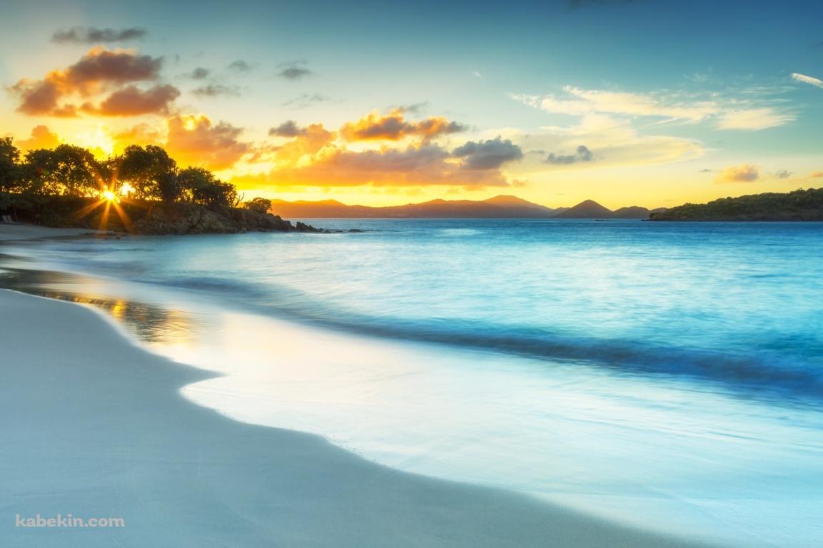 ヴァージン諸島の海岸の壁紙(1152px x 768px) 高画質 PC・デスクトップ用