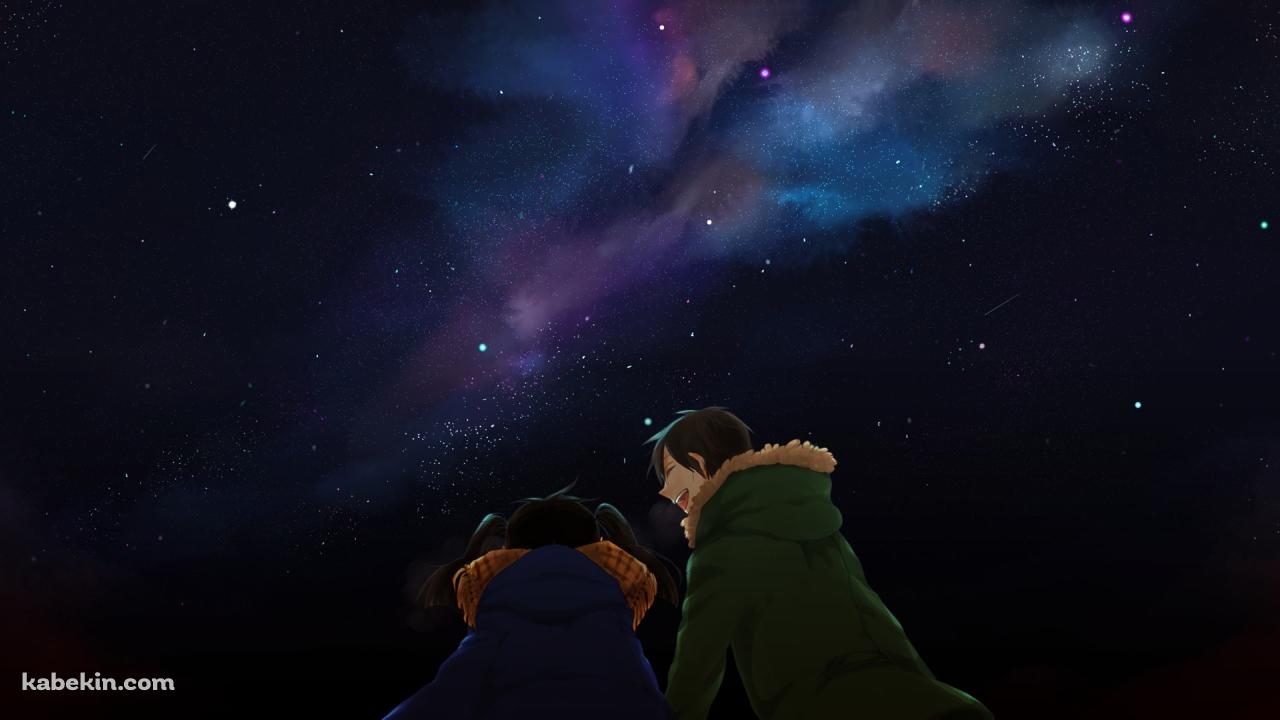 天体観測の壁紙(1280px x 720px) 高画質 PC・デスクトップ用