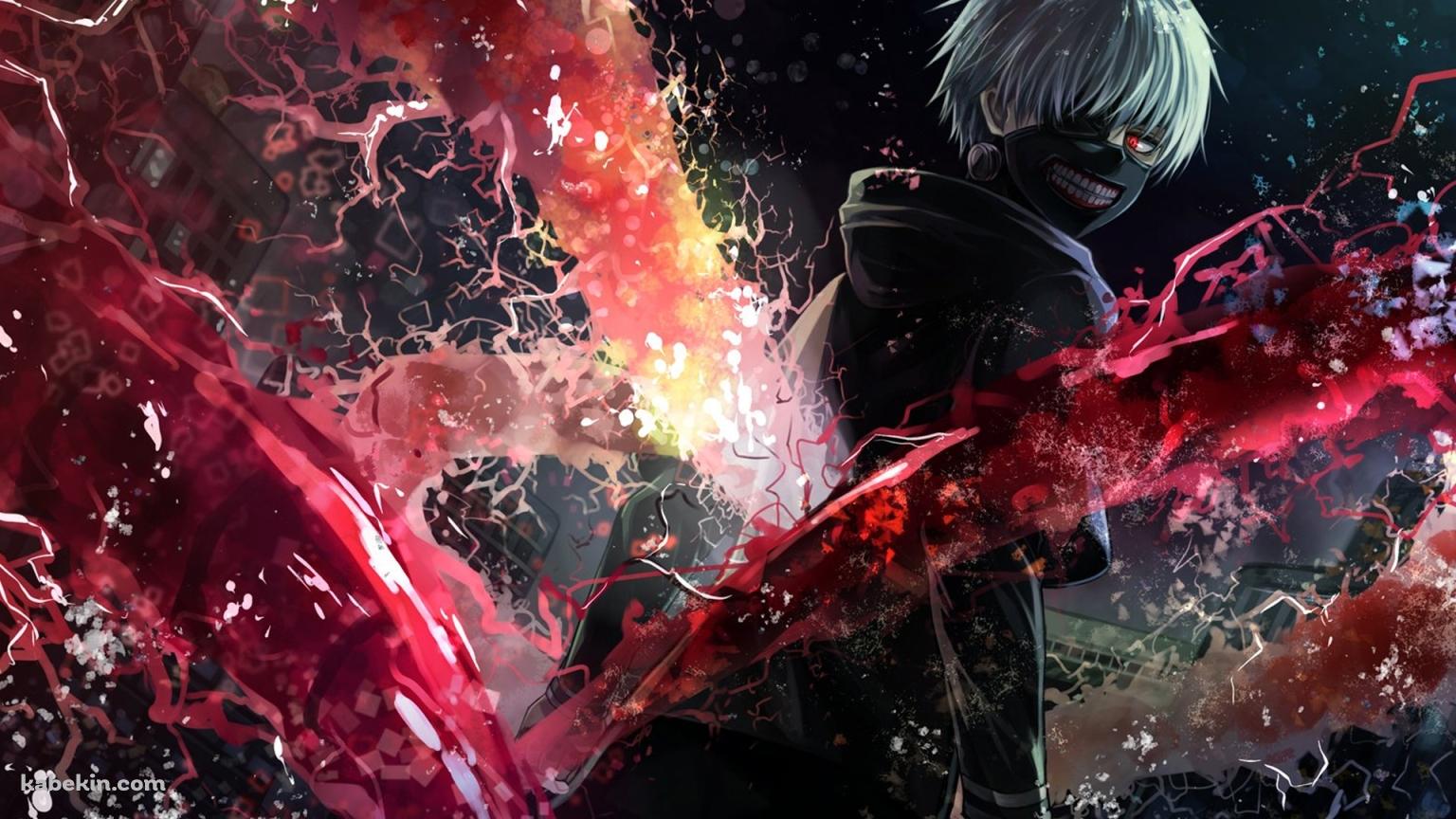 東京グール TOKYO GHOUL 金木研の壁紙(1536px x 864px) 高画質 PC・デスクトップ用