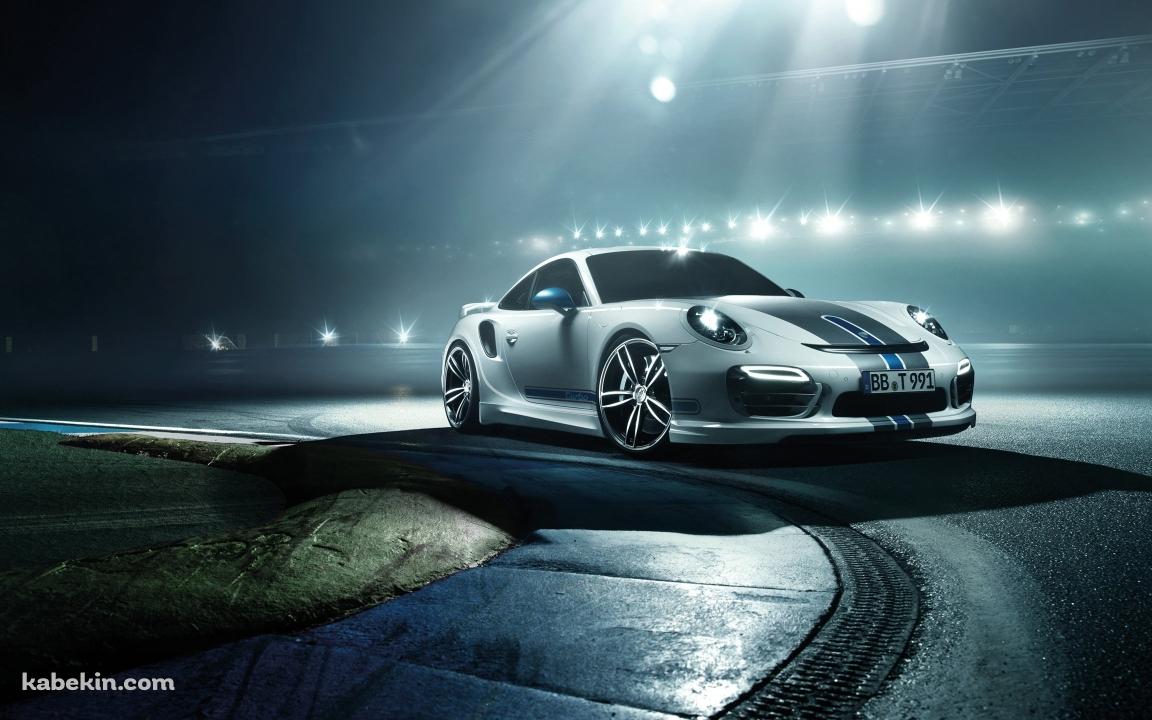 白のポルシェ911の壁紙(1152px x 720px) 高画質 PC・デスクトップ用