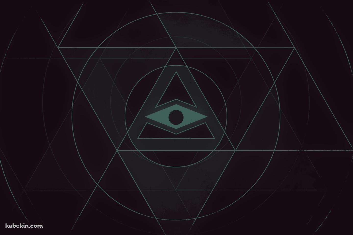 トライアングル 三角 目の壁紙(1440px x 960px) 高画質 PC・デスクトップ用
