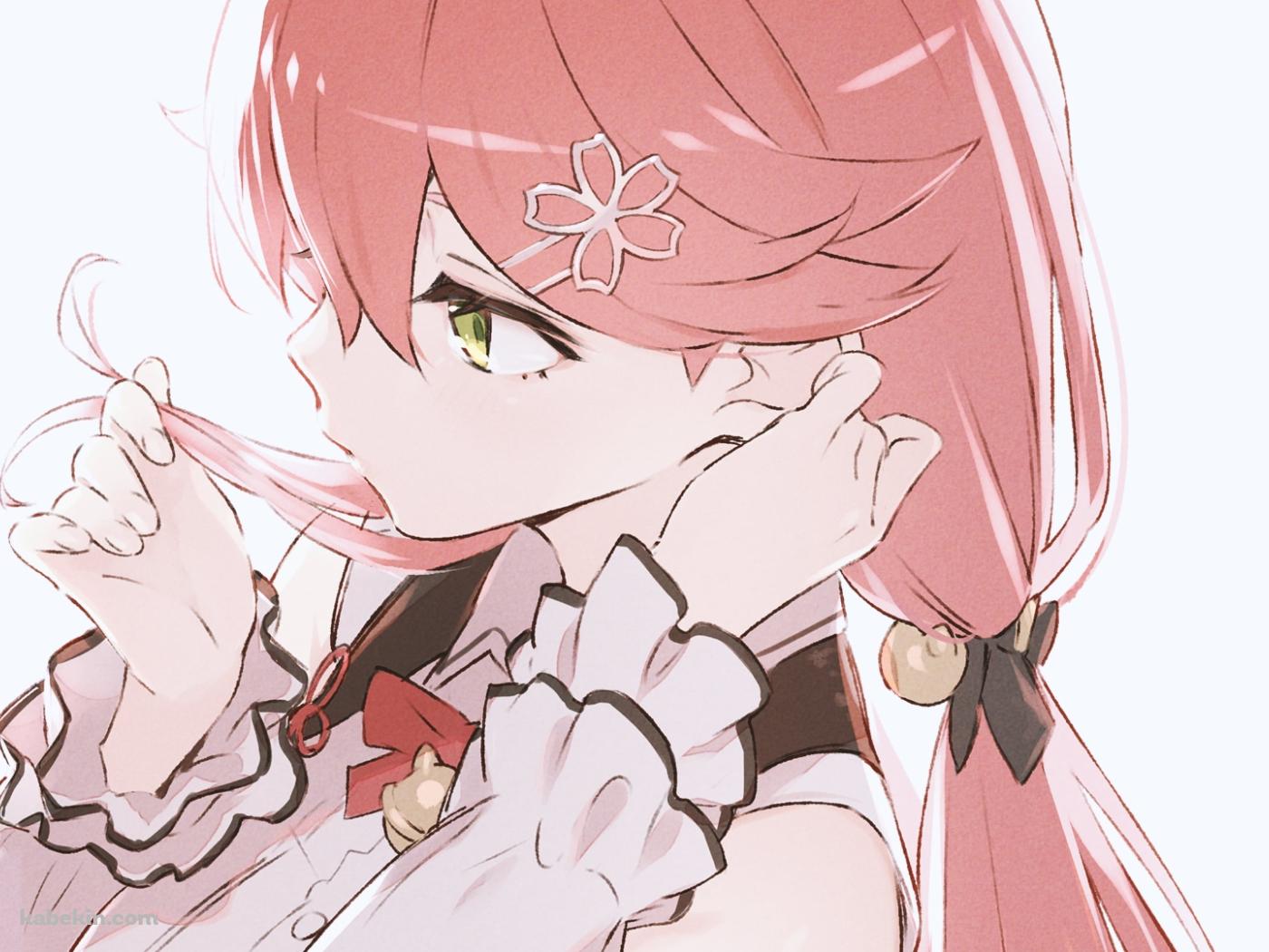 ホロライブ さくらみこ / バーチャルYouTuberの壁紙(1400px x 1050px) 高画質 PC・デスクトップ用