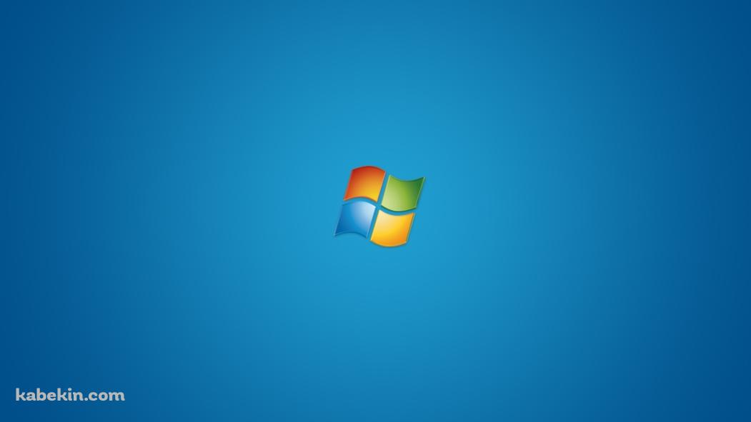 マイクロソフト シンプルなウィンドウズ 青の壁紙(1051px x 591px) 高画質 PC・デスクトップ用