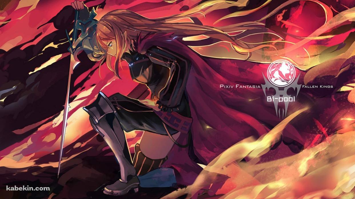 炎の戦士の壁紙(1242px x 698px) 高画質 PC・デスクトップ用