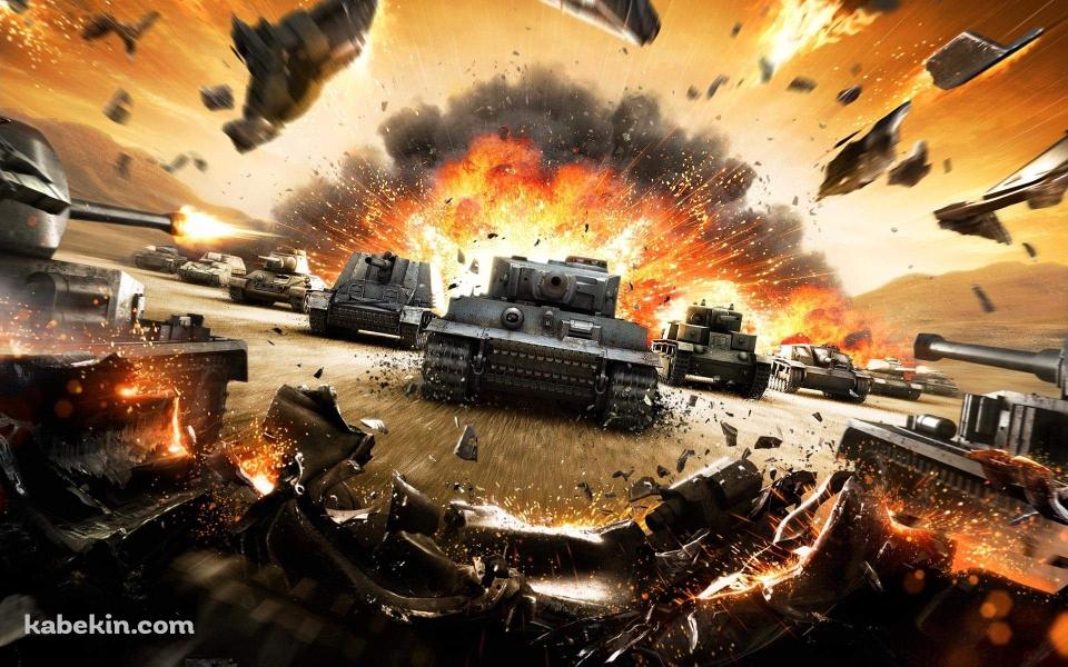 襲撃する戦車の壁紙(960px x 600px) 高画質 PC・デスクトップ用