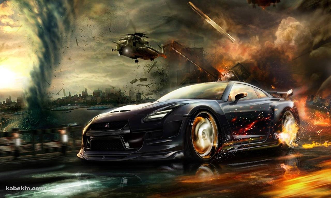 日産GTR レースの壁紙(1280px x 768px) 高画質 PC・デスクトップ用