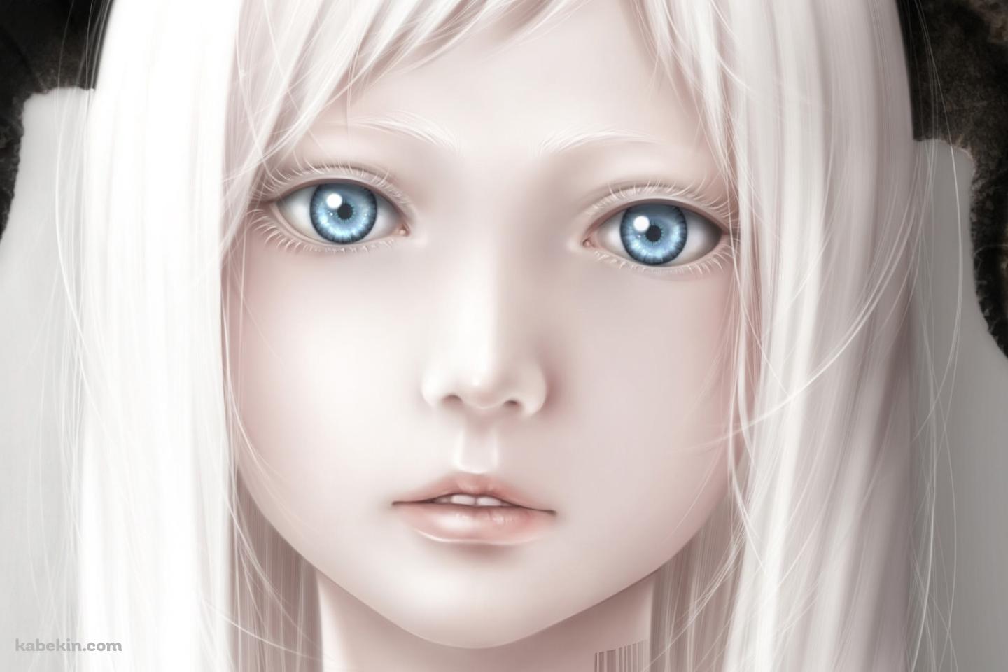 角を持つ少女の壁紙(1440px x 960px) 高画質 PC・デスクトップ用