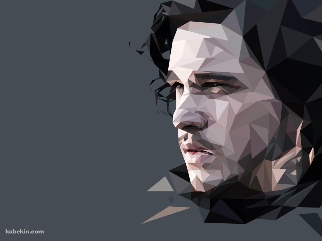 ゲーム・オブ・スローンズ ジョン・スノー ポリゴンの壁紙(1280px x 960px) 高画質 PC・デスクトップ用