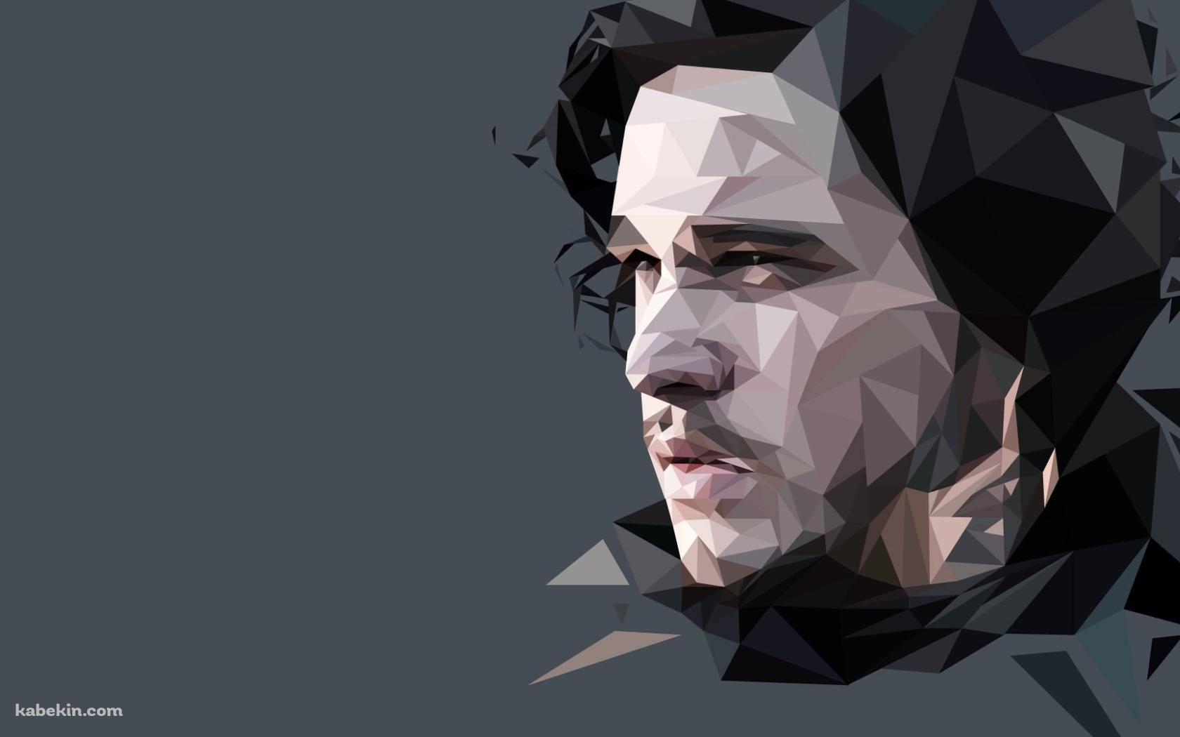 ゲーム・オブ・スローンズ ジョン・スノー ポリゴンの壁紙(1680px x 1050px) 高画質 PC・デスクトップ用