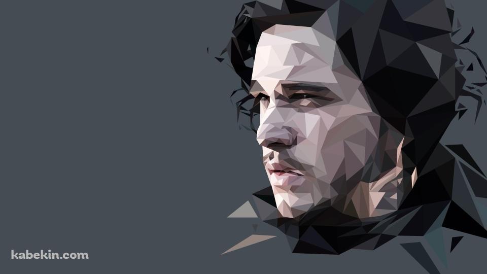 ゲーム・オブ・スローンズ ジョン・スノー ポリゴンの壁紙(960px x 540px) 高画質 PC・デスクトップ用