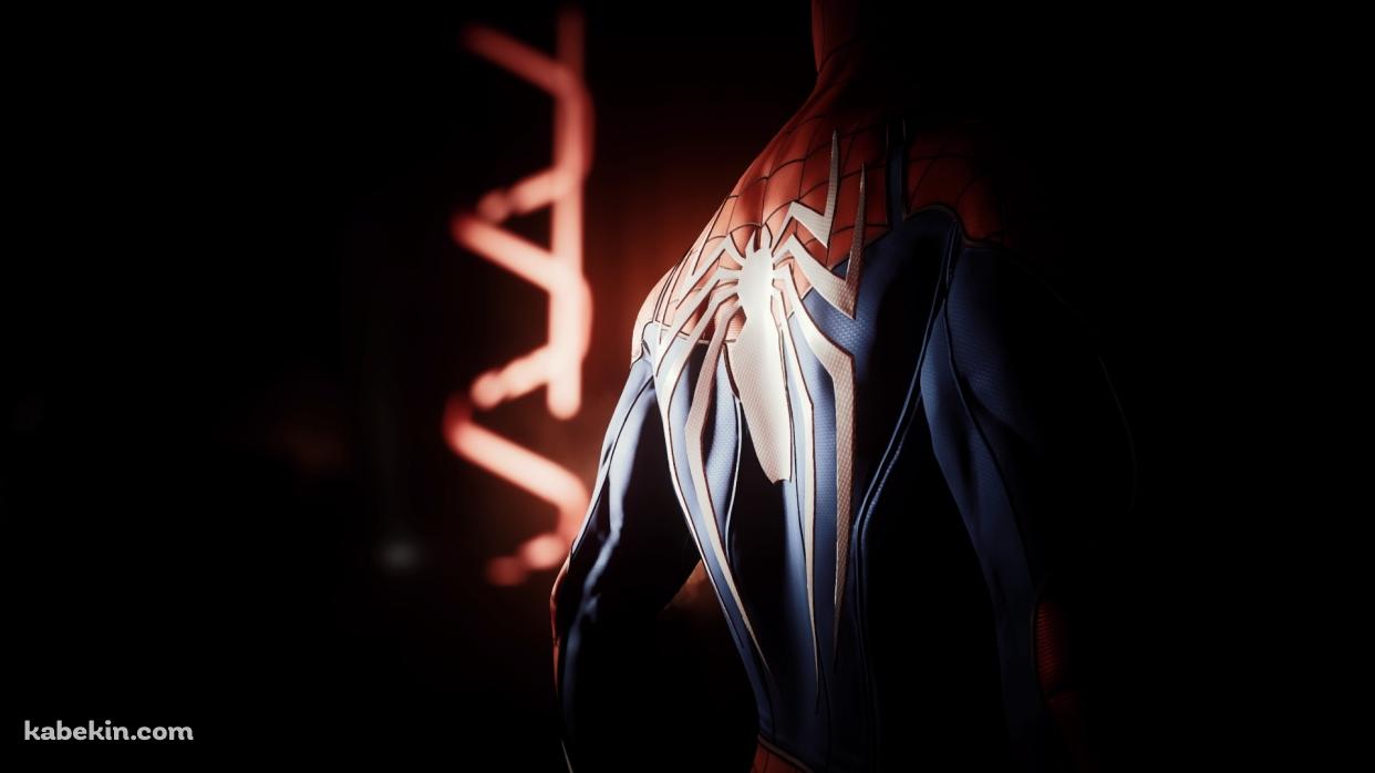 スパイダーマン 背中の壁紙(1242px x 698px) 高画質 PC・デスクトップ用