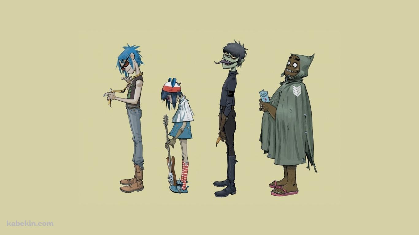 ゴリラズ Gorillazの壁紙(1366px x 768px) 高画質 PC・デスクトップ用