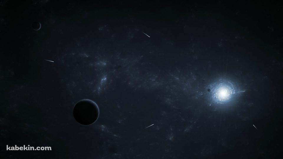 漆黒の宇宙の壁紙(960px x 540px) 高画質 PC・デスクトップ用