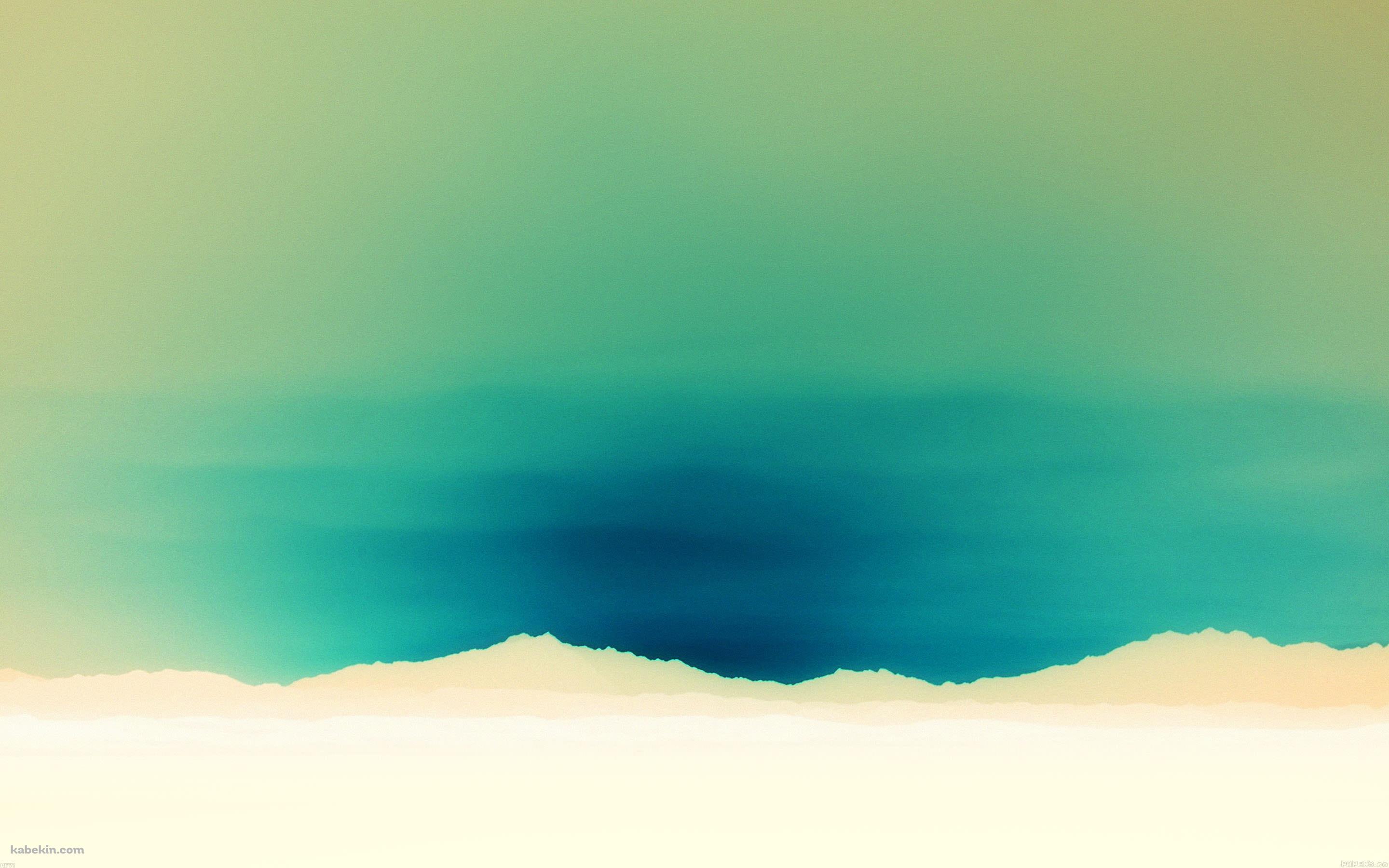 水色のちぎれた紙の壁紙(2880px x 1800px) 高画質 PC・デスクトップ用