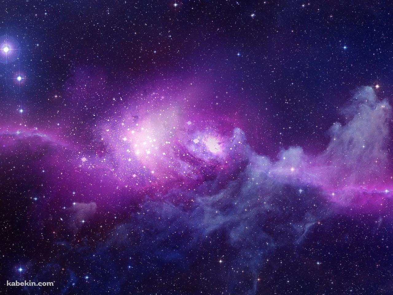 紫の宇宙 Galaxyの壁紙(1280px x 960px) 高画質 PC・デスクトップ用