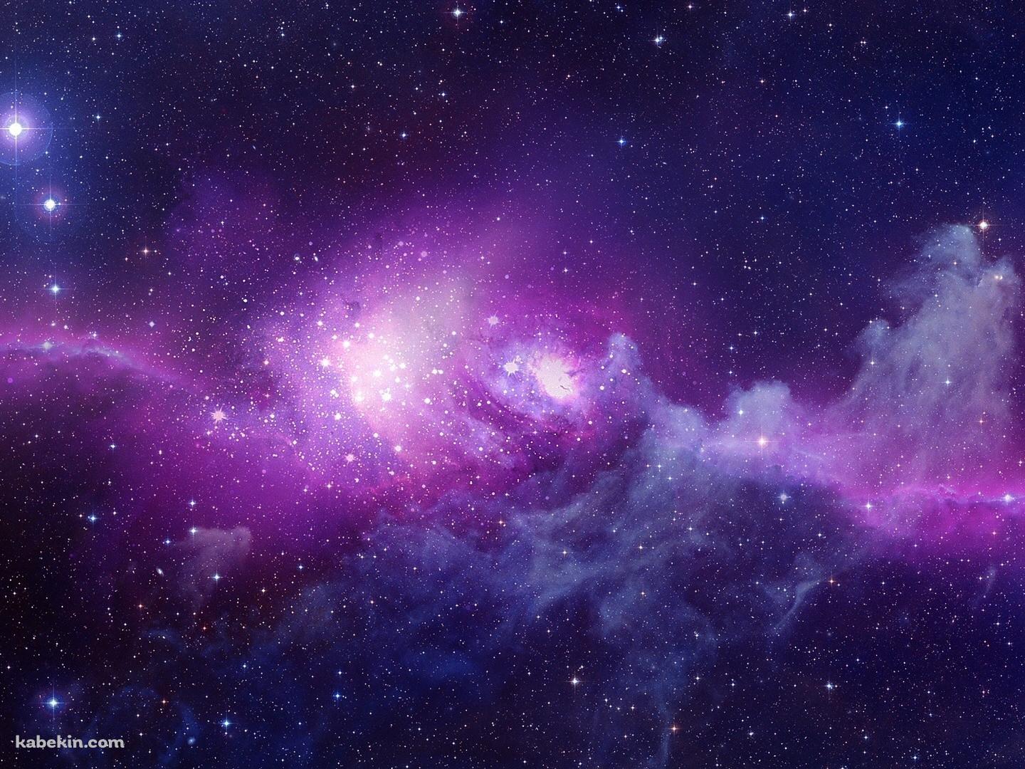紫の宇宙 Galaxyの壁紙(1440px x 1080px) 高画質 PC・デスクトップ用